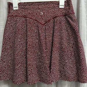 Buffbunny Collection Red Bossy Print Athletic Skort